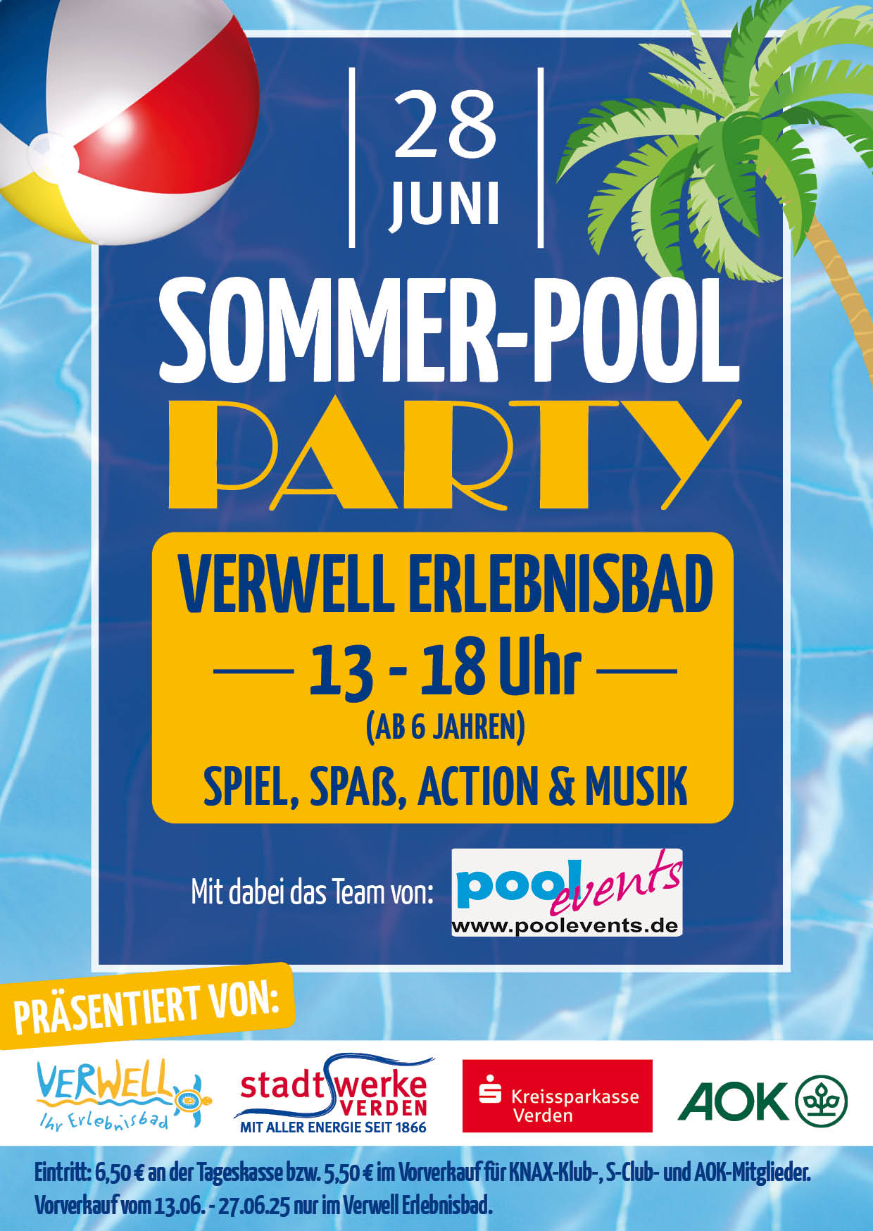 Anzeige Sommer Pool Party 2025 NEU