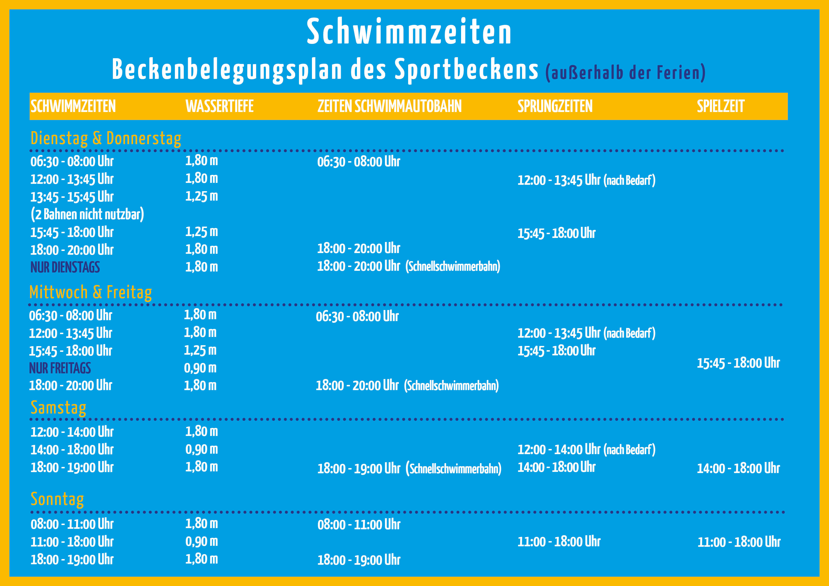Schwimmzeiten Beckenbelegungsplan Sportbeckens Neu Sept2024 außerhalb der Ferien