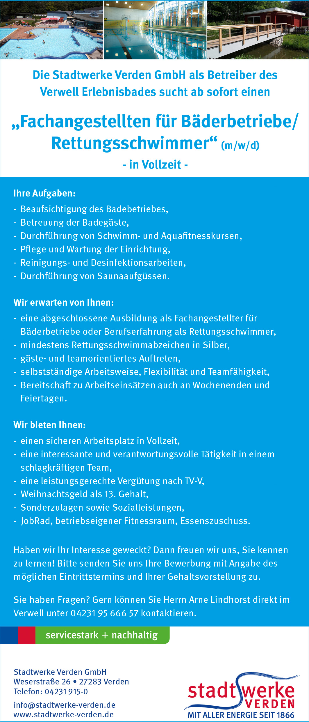 Stellenanzeige FAB