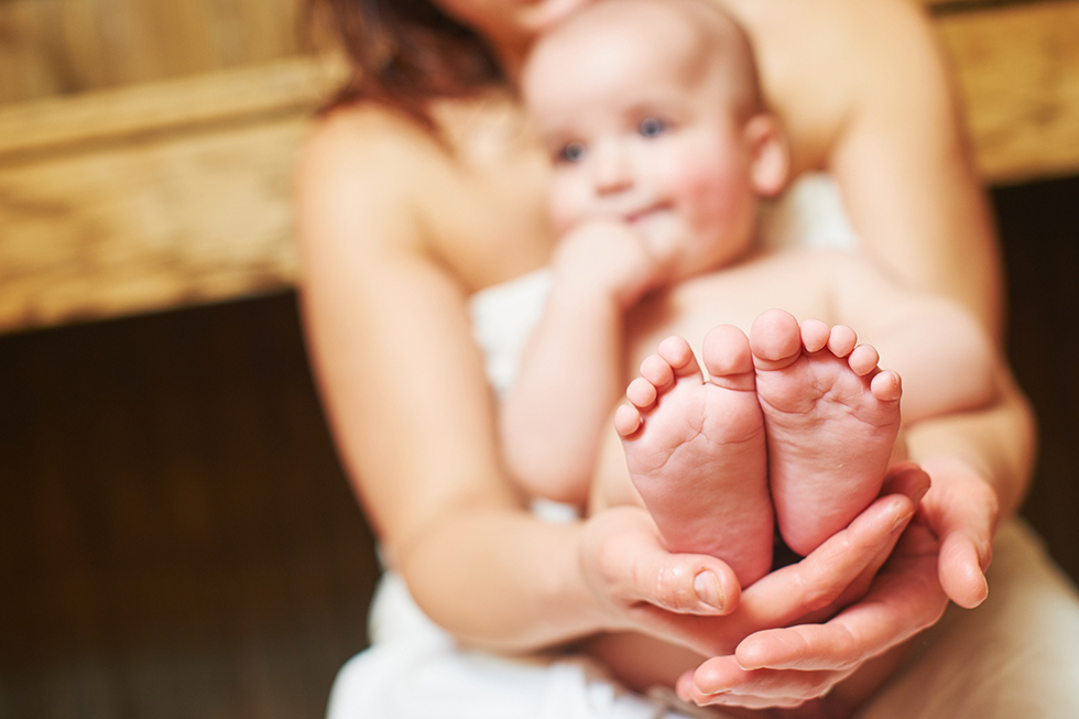 Baby- und Kindersauna