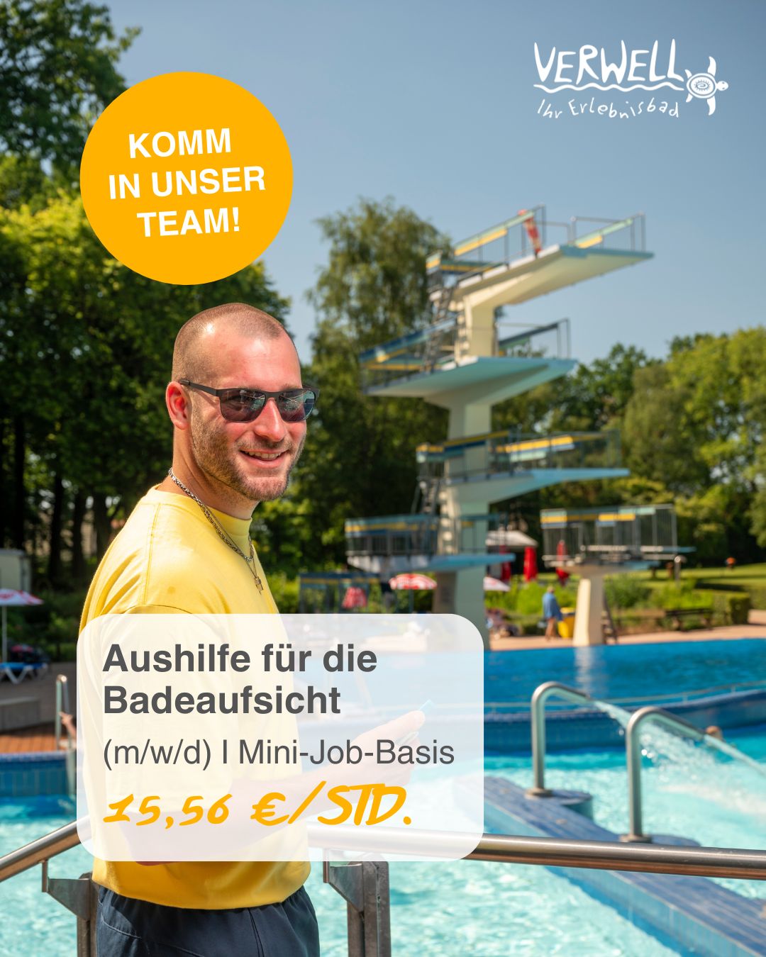 Verwell Aushilfe für die Badeaufsicht kleiner